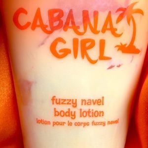 Fuzzy Naval Body Lotion, peach scented moisturizer FACTORY SEALED, NWT